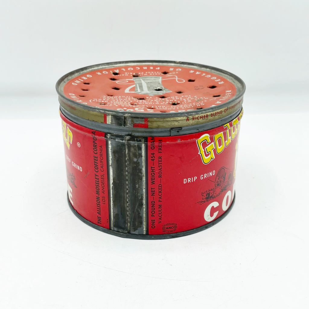 Vintage 1930’s/1940’s Golden Bear 1lb Coffee Ca