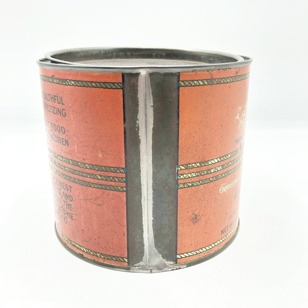 Vintage Antique Advertising Maximum General Foods Tin Litho Pail Tin