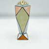 Vintage 1920’s-30’s Art Deco Lusterware Japan Cubist Style Sugar Shaker