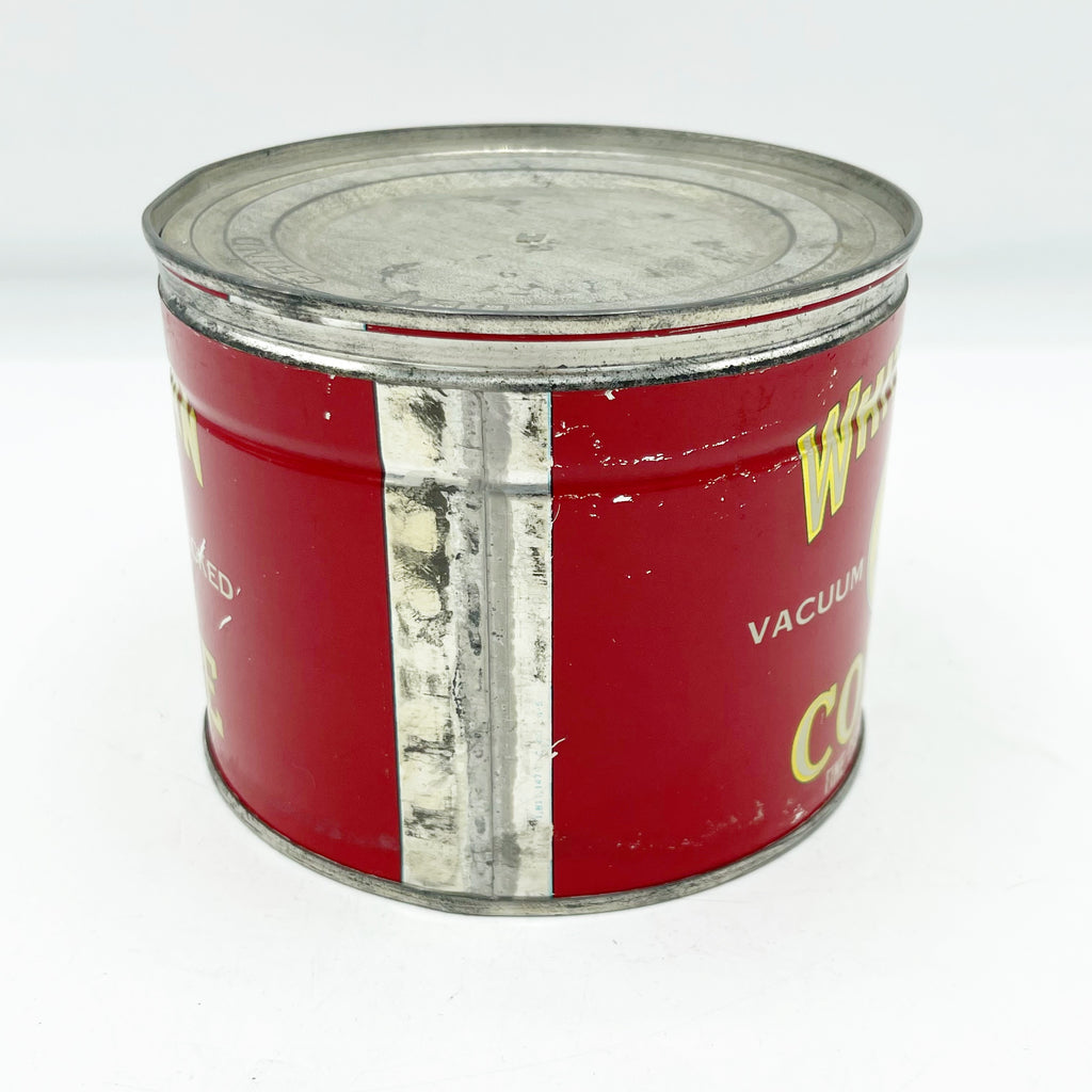 Vintage Dauas Texas White Swan 1lb Coffee Can