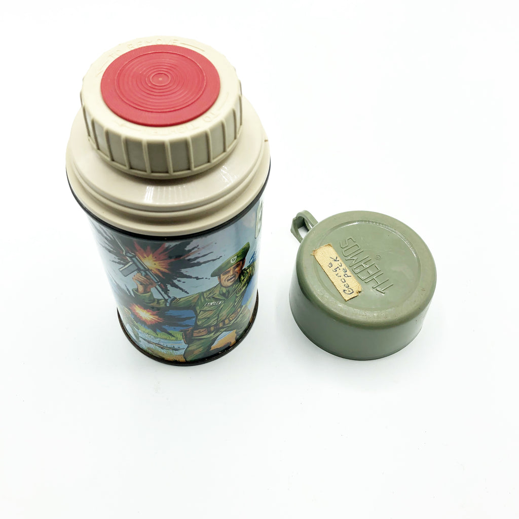 Vintage 1967 Hassenfeld GI Joe Lunch Box W/ Original Thermos