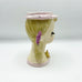 Vintage Pink Hat Female Head Vase