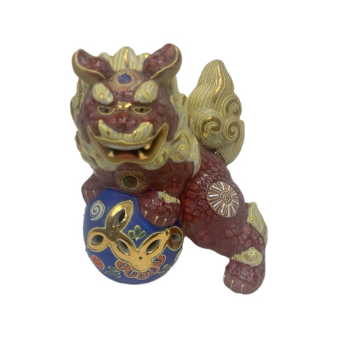 Vintage Ceramic Foo Dog Figurine 