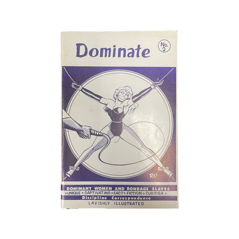 Vintage Dominate Issue No. 2 Booklet Magazine With Art By Rex