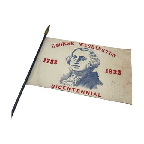 Vintage 1932 George Washington Bicentennial Flag 