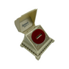 Vintage 1930s Warner Celluloid Floral Ring Presentation Box for Newton’s Jewelers