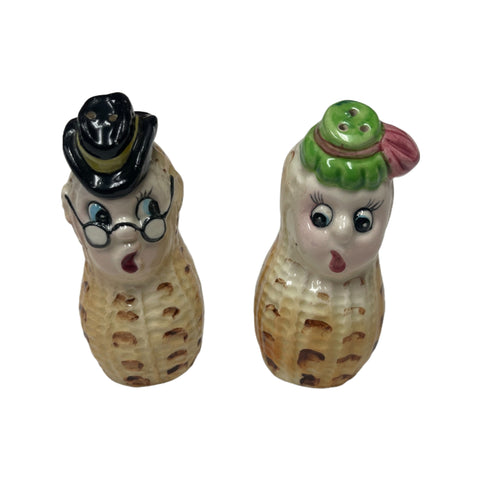 Vintage Japan Peanuts Salt and Pepper Shakers