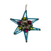 Vintage Mercury Glass Bead Star Christmas Ornament