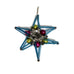 Vintage Mercury Glass Bead Star Christmas Ornament
