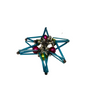 Vintage Mercury Glass Bead Star Christmas Ornament