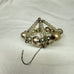 Vintage Mercury Glass Bead Star Christmas Ornament