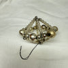Vintage Mercury Glass Bead Star Christmas Ornament