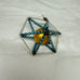 Vintage Mercury Glass Bead Star Christmas Ornament