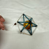 Vintage Mercury Glass Bead Star Christmas Ornament