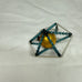 Vintage Mercury Glass Bead Star Christmas Ornament