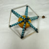 Vintage Mercury Glass Bead Star Christmas Ornament