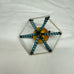 Vintage Mercury Glass Bead Star Christmas Ornament
