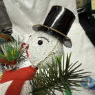 Vintage German Snowman Bobblehead Candy Container