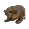 Vintage Signed Large Carved Wooden Bear 