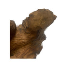 Vintage Signed Large Carved Wooden Bear 