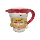 Vintage Inarco Christmas Lady Creamer 