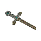 Vintage Signed Mazer Bros Sword Rhinestone Brooch