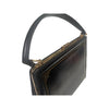 Vintage Scuola Del Cuoio Black Gold Embossed Hand Crafted Purse 