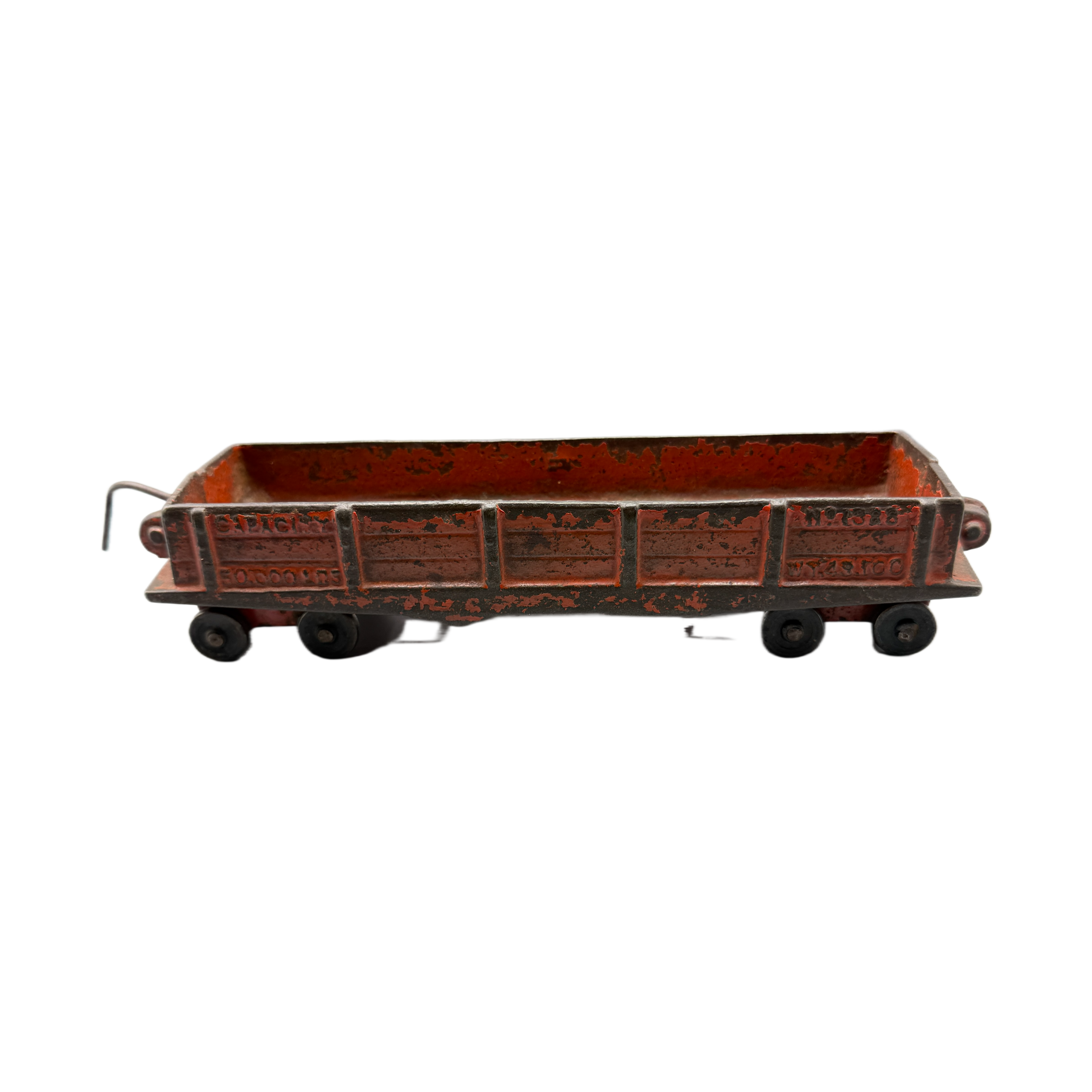 Antique Wilkins Cast Iron Toy Train with Engine and 4 Cars