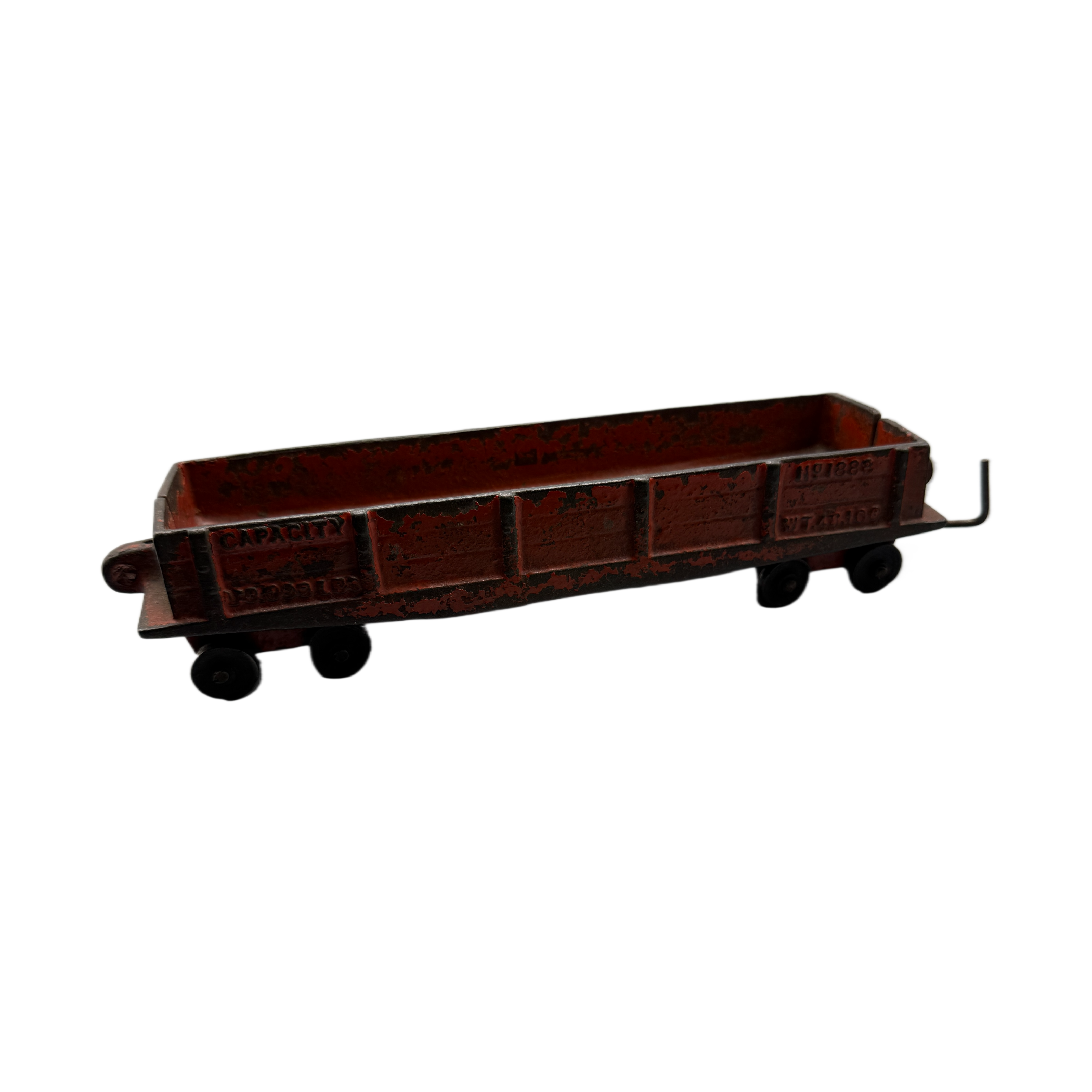 Antique Wilkins Cast Iron Toy Train with Engine and 4 Cars
