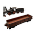 Antique Wilkins Cast Iron Toy Train with Engine and 4 Cars