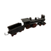 Antique Wilkins Cast Iron Toy Train with Engine and 4 Cars