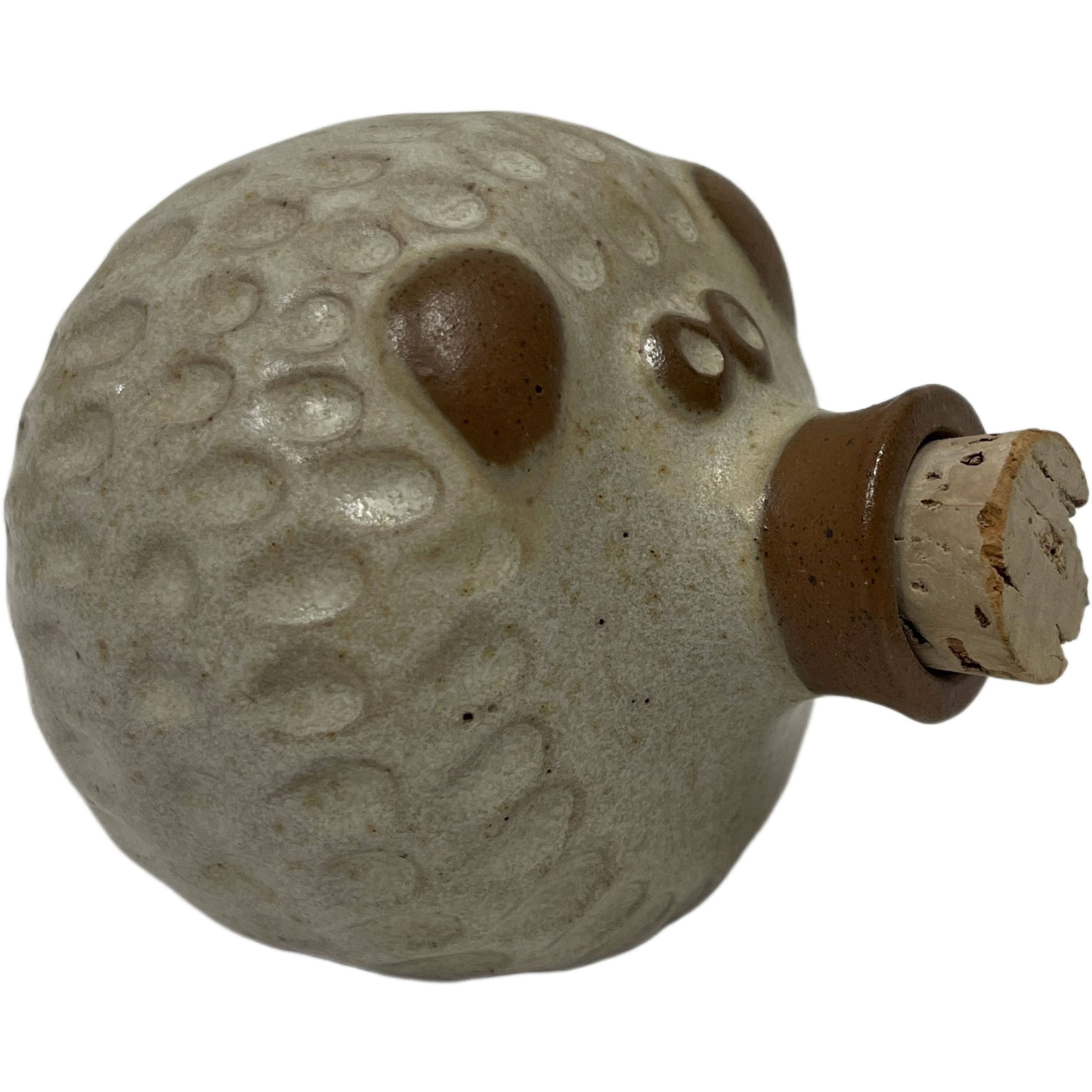 Vintage Mid Century Modern David Stewart Lion’s Valley Pig With Cork Pottery 