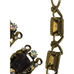 Vintage Florenza Purple AB Rhinestone Necklace & Earring Costume Jewelry Set
