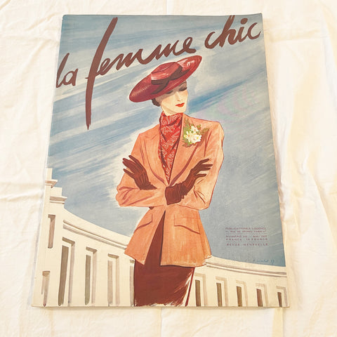 Rare Vintage 1937 La Femme Chic Magazine