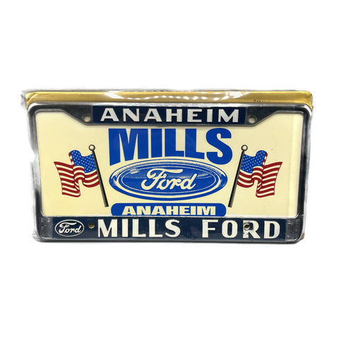 VIntage Anaheim Mills Ford Vintage Plate Holder W/ Inserts