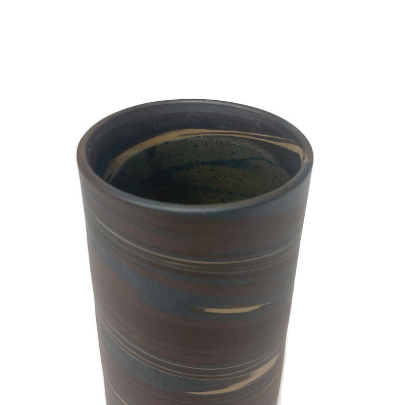 Antique Niloak Mission Swirl Cylinder Vase Circa 1910’s/1920’s