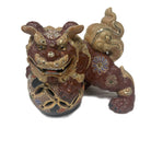 Pair of Vintage Ceramic Foo Dogs