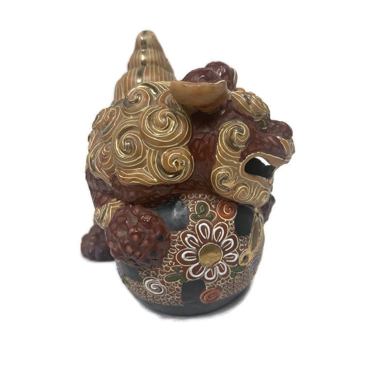 Pair of Vintage Ceramic Foo Dogs