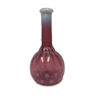 Antique Cranberry Glass Opalescent Stars & Stripes Barber Bottle.