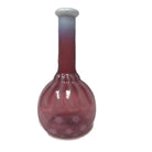 Antique Cranberry Glass Opalescent Stars & Stripes Barber Bottle.