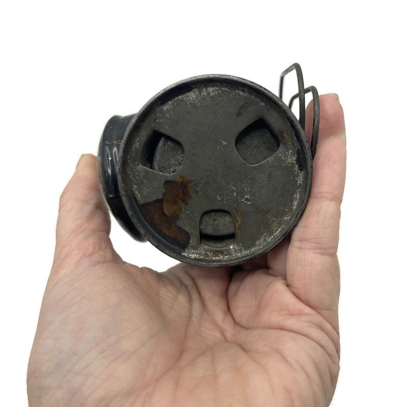 Antique Early 1900’s Top Twist Red/ Green Hand Held Bulls Eye Candle Lantern
