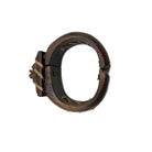 Vintage 1930’s/40’s Wood & Leather Clamp Bracelet