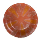 Vintage 1950’s Higgins 12” orange Round Platter