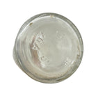 Antique Clear Glass Embossed Barbers Bottle 