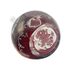 Antique Bohemian Glass Ruby to Clear Barber Bottle