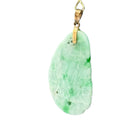Vintage 14K Yellow Gold Necklace With Carved Jade Pendant