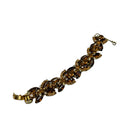 Vintage Juliana D & E Amber Rhinestone Bracelet