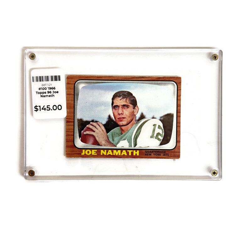 Vintage 1966 Topps Joe Namath Football Card #96