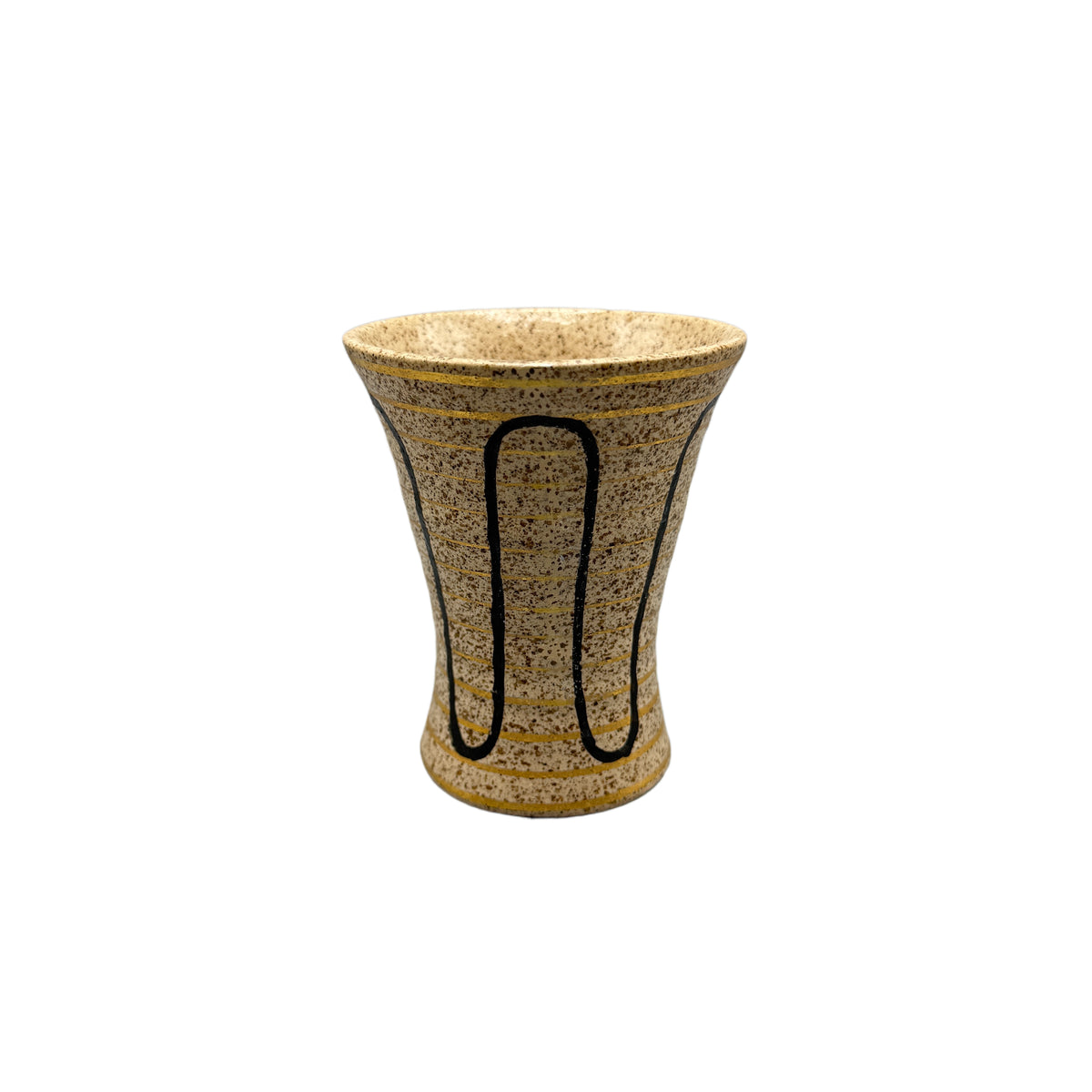 Vintage Mid Century Modern Bizarre Clarice Cliff Hand Painted Cup