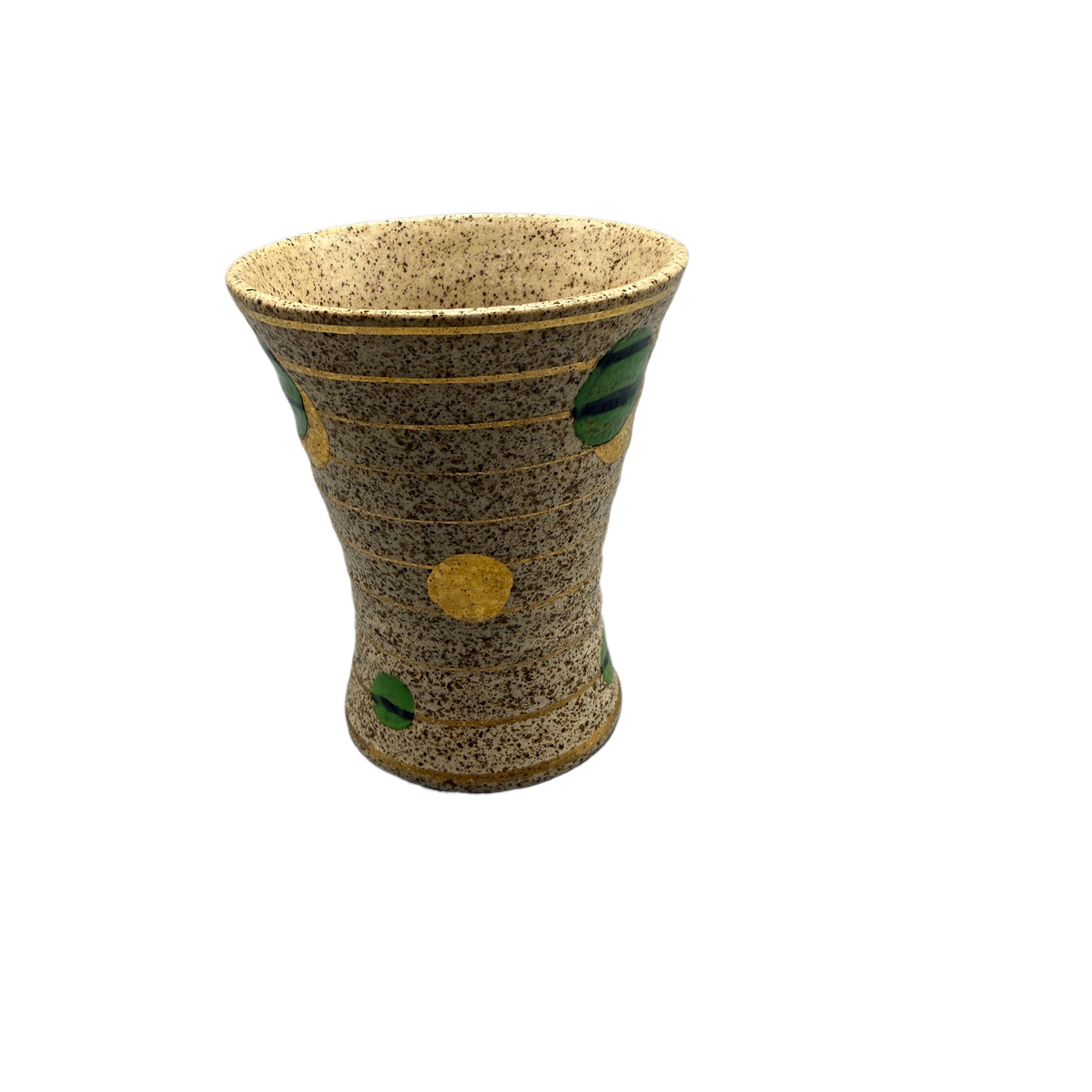 Vintage Mid Century Modern Bizarre Clarice Cliff Hand Painted Cup
